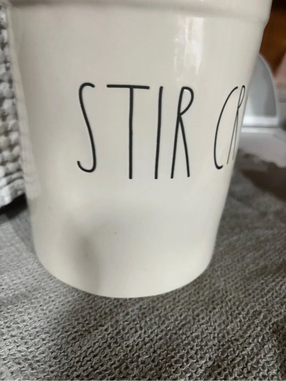 Rae Dunn “STIR CRAZY” Ceramic Utensil Crock – Artisan Collection 2020